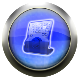 blue,control,panel icon