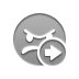 smiley,angry,right icon