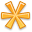 asterisk,orange icon