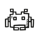 fan art, invader, scifi, space svg vector icon
