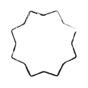 creative, figure, geometry, hexagon, polygon, shape svg vector icon