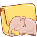 folder,elephant icon