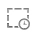 selection,rectangular,clock icon