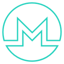 coin, cryptocurrency, currency, digital currency, monero svg vector icon