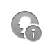 coin,silhouette,info icon
