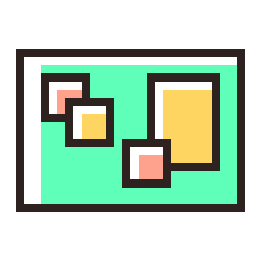 Bulletin Board svg vector icon