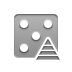 game,dice,pyramid icon