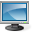 computer, desktop, display, monitor, pc, screen, tv icon