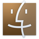finder,brown icon