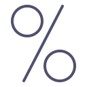 discount, finance, investment, percebtage, percent, sale, shop svg vector icon