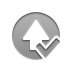arrow,up,checkmark icon