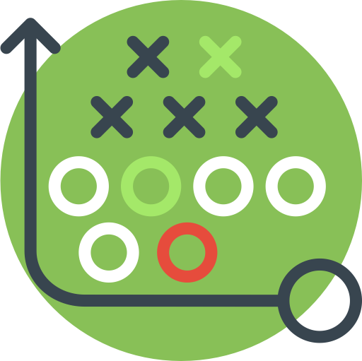 Tactics svg vector icon