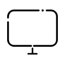 display, idiotbox, lcd, led, monitor, screen, tv svg vector icon
