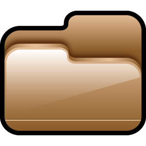 folder,open,brown icon