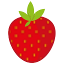 berry, breakfast, food, fruit, ice, snow, stick svg vector icon