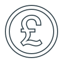 currency, gbp, money, pound svg vector icon