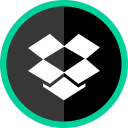 dropbox, logo, media, online, social svg vector icon