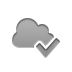 cloud,checkmark icon