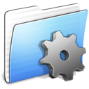aqua,stripped,folder,developer icon