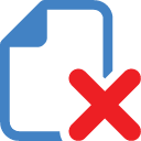 file,delete,del,remove,paper,document icon