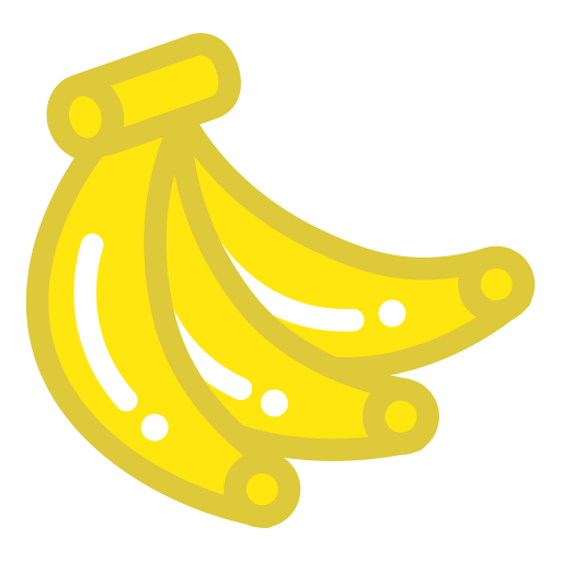 Banana svg vector icon