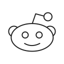 communication, internet, media social, reddit, technology, website svg vector icon