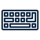 computer, electronic, keyboard, technology, web svg vector icon