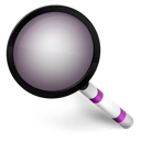 purple, radar, search icon