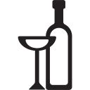 bars, beverage, coffeeshops, glass, wine svg vector icon