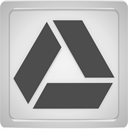 google,drive,glowing,box,dark,gray icon