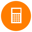 calculator, math svg vector icon