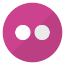 flickr, logo, website svg vector icon