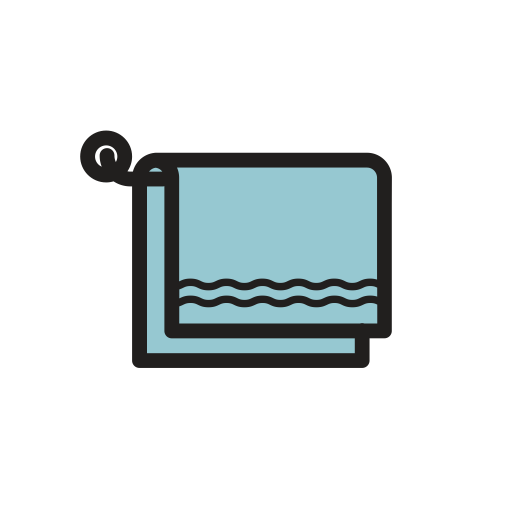 Towel svg vector icon