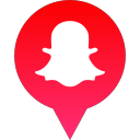 logo, media, snapchat, social svg vector icon