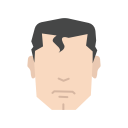 hulk, male, no eyes, super hero svg vector icon