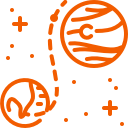 astronomy, earth, mars, planet, space svg vector icon