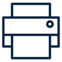 computer, electronic, printer, technology, web svg vector icon