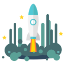 launch, rocket, space, spacecraft, spaceship, starship, startup svg vector icon