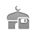 mosque,diskette icon