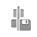align,vertical,center,diskette icon