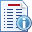 information, list icon
