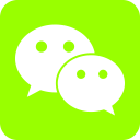 we chat, wechat svg vector icon