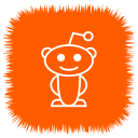 media, reddit, social svg vector icon