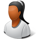 female, person icon