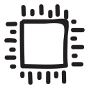 cpu, desktop, device, electronics, hardware, intel, processor svg vector icon
