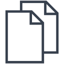 copy, cut, documents, files, sheet svg vector icon