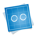 blueprint, flickr, social icon