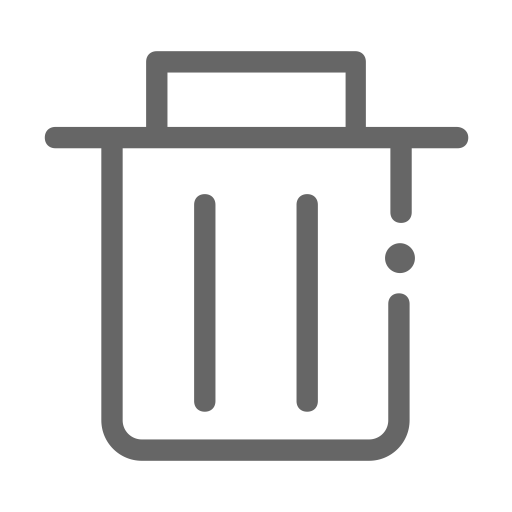 Delete Rubbish svg vector icon