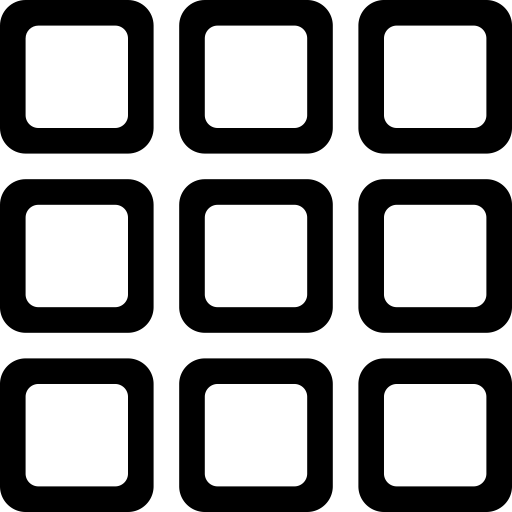 Grid svg vector icon