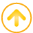 basic, navigation, up, yellow icon